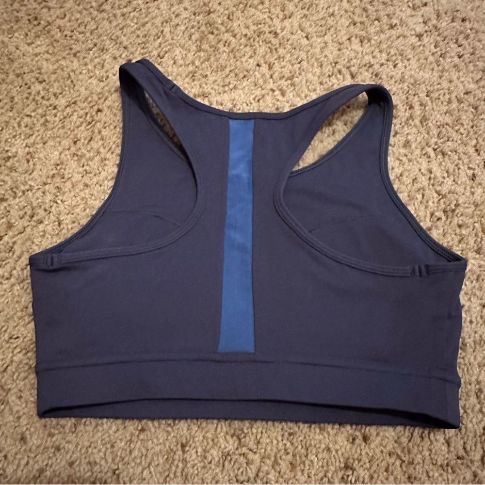 Peloton Racerback Navy Sports Bra - Picture 2 of 3